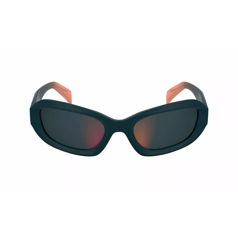 Óculos de sol unissexo KARL LAGERFELD KLJ6200S - armação preta, lentes cinzentas, 57 mm