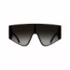 Karl Lagerfeld óculos de sol unissexo quadrados KL6209S-601 preto/cinzento 65-19-140