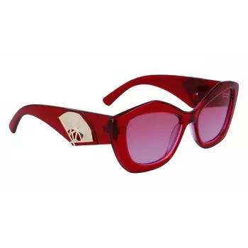 Óculos de sol quadrados em acetato para mulher KARL LAGERFELD KL6127S 521862 52/18/140 mm