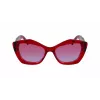 Óculos de sol quadrados em acetato para mulher KARL LAGERFELD KL6127S 521862 52/18/140 mm