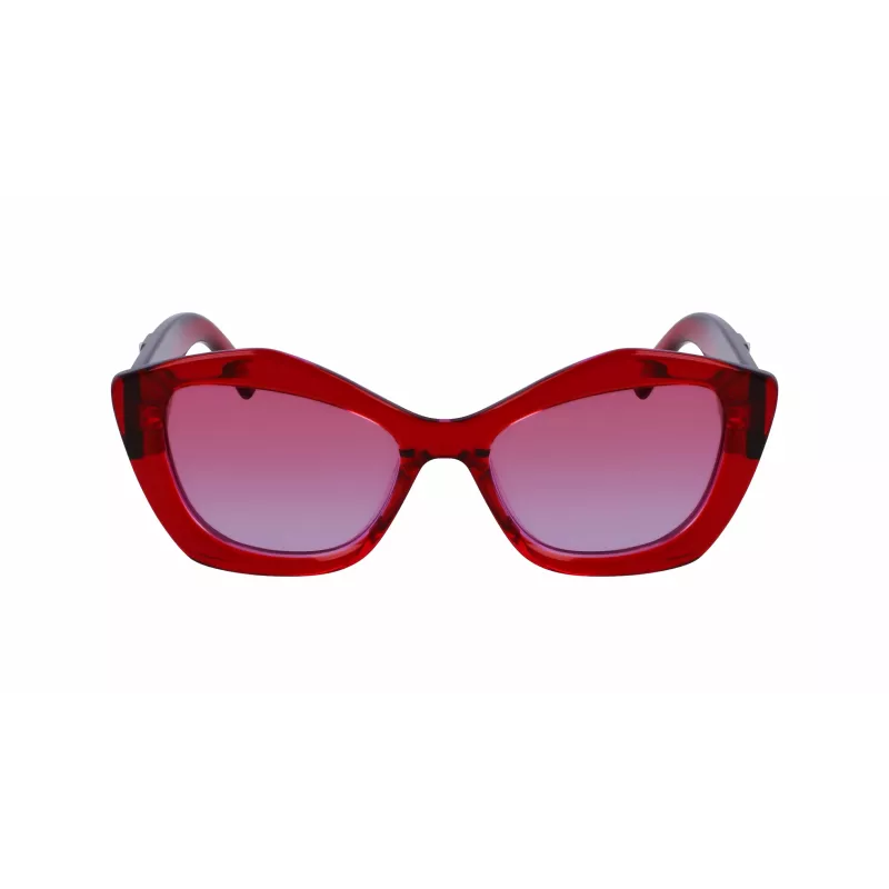 Óculos de sol quadrados em acetato para mulher KARL LAGERFELD KL6127S 521862 52/18/140 mm