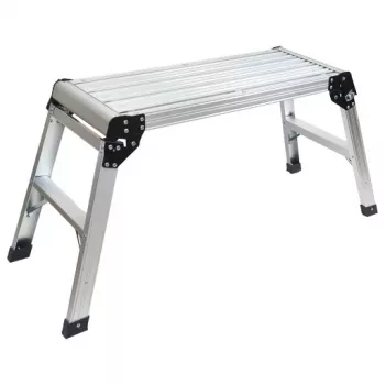 Kastom Plataforma de Trabalho em Alumínio ML-203 - Capacidade de Carga 150 kg, Altura 500 mm, Dobrável