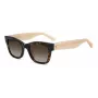 Óculos de sol quadrados de acetato Kate Spade Aimee KSAIMEES086 preto/cinzento 50 mm