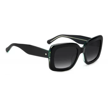 Óculos de sol KATE SPADE Bellamy para mulher - Armação Dark Havana, lentes Brown Gradient - 52mm