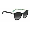 Óculos de sol de mulher KATE SPADE DESIS807F59O, armação de acetato Havana, lentes degradê castanhas, 55/17/140 mm
