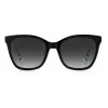 Óculos de sol de mulher KATE SPADE DESIS807F59O, armação de acetato Havana, lentes degradê castanhas, 55/17/140 mm