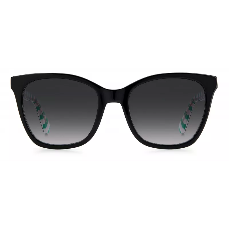 Óculos de sol de mulher KATE SPADE DESIS807F59O, armação de acetato Havana, lentes degradê castanhas, 55/17/140 mm