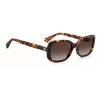 Óculos de sol de mulher KATE SPADE Dionna S06JF2L Havana acetato castanho degradê 52mm