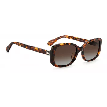 Óculos de sol de mulher KATE SPADE Dionna S06JF2L Havana acetato castanho degradê 52mm