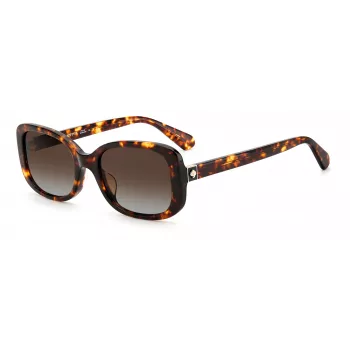 Óculos de sol de mulher KATE SPADE Dionna S06JF2L Havana acetato castanho degradê 52mm
