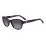Óculos de sol de mulher Kate Spade Golda GOLDA-G-S-807 - Armação de acetato formato olho de gato, lentes castanhas degradê, 56 mm