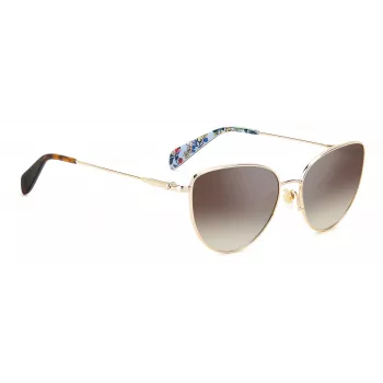 Óculos de sol de mulher Kate Spade Hailey Havana castanho degradê 55mm