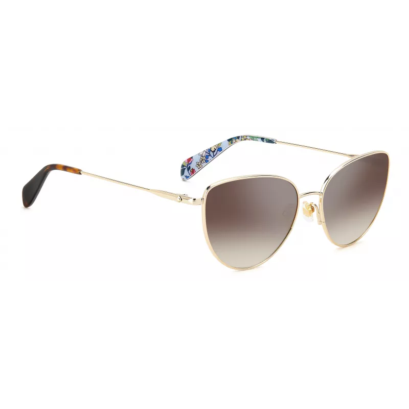Óculos de sol de mulher Kate Spade Hailey Havana castanho degradê 55mm
