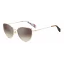 Óculos de sol de mulher Kate Spade Hailey Havana castanho degradê 55mm