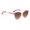 Kate Spade IANNA/G/S Óculos de sol para mulher - Armação preta, lentes cinzentas, 56/17/140 mm