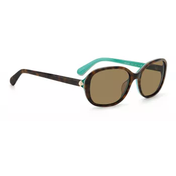 Óculos de sol de mulher Kate Spade Izabella GSFZL - Armação de acetato, proteção UV400, lentes 55 mm