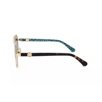 Kate Spade Raglan Óculos de sol de mulher - Armação de acetato quadrada - Proteção UV400 - 56/17/140 mm