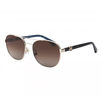 Kate Spade Raglan Óculos de sol de mulher - Armação de acetato quadrada - Proteção UV400 - 56/17/140 mm