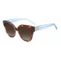 Óculos de sol de mulher KATE SPADE SAVANNAGSIPRF - armação de acetato Havanna, lentes castanhas degradê, 57/17/140 mm