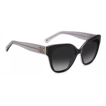 Óculos de sol de mulher Kate Spade Savannah GS807F - armação de acetato Havana escuro com lentes degradê castanhas 57/17/140 mm