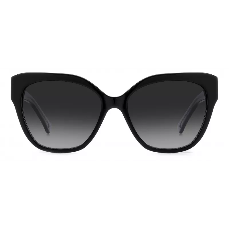 Óculos de sol de mulher Kate Spade Savannah GS807F - armação de acetato Havana escuro com lentes degradê castanhas 57/17/140 mm