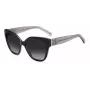 Óculos de sol de mulher Kate Spade Savannah GS807F - armação de acetato Havana escuro com lentes degradê castanhas 57/17/140 mm