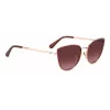 Óculos de sol Kate Spade Staci gatinho Havana castanho degradê 56mm