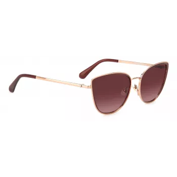 Óculos de sol Kate Spade Staci gatinho Havana castanho degradê 56mm
