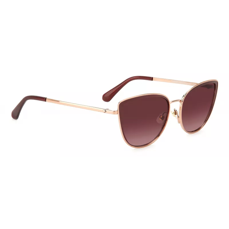 Óculos de sol Kate Spade Staci gatinho Havana castanho degradê 56mm