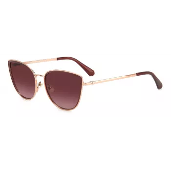 Óculos de sol Kate Spade Staci gatinho Havana castanho degradê 56mm