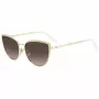 KATE SPADE Óculos de sol de mulher Staci, quadrados, preto-cinzento degradê, 56 mm
