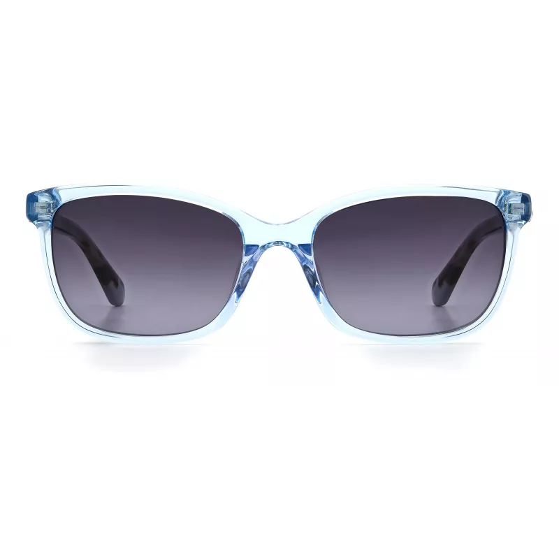 Óculos de sol de mulher KATE SPADE TABITHASPJPF3 - armação de acetato Havanna, lentes castanhas degradê, 53 mm
