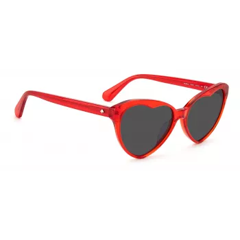 Óculos de sol de mulher Kate Spade Velma VELMASC9AF7IR armação preta lentes cinzentas degradê 57/17/140 mm
