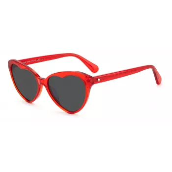 Óculos de sol de mulher Kate Spade Velma VELMASC9AF7IR armação preta lentes cinzentas degradê 57/17/140 mm