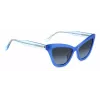Óculos de sol de mulher KATE SPADE Amelie retangulares - armação preta, lentes degradê cinzentas 54 mm