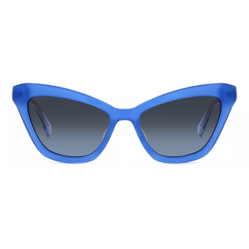 Óculos de sol de mulher KATE SPADE Amelie retangulares - armação preta, lentes degradê cinzentas 54 mm