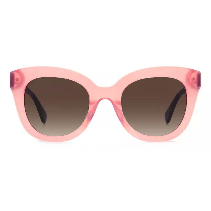 Óculos de sol de mulher KATE SPADE BELA Cat-Eye preto acetato cinzento degradê 50mm