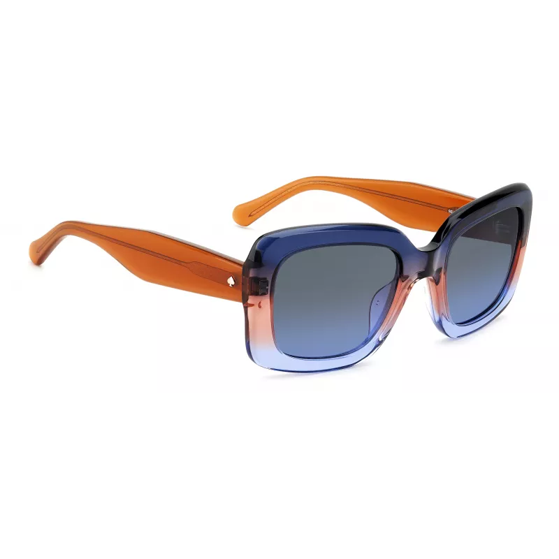 Óculos de sol KATE SPADE mulher Bellamy quadrados de acetato Havana castanho degradê 52 mm
