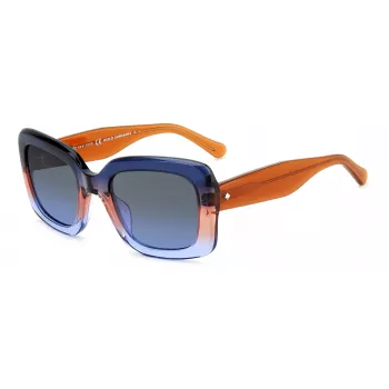Óculos de sol KATE SPADE mulher Bellamy quadrados de acetato Havana castanho degradê 52 mm