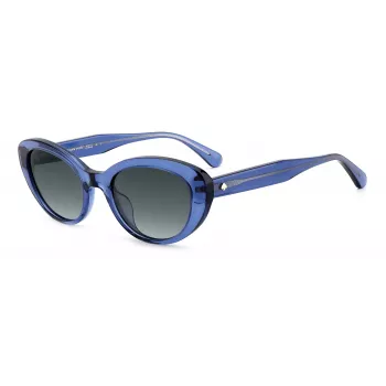 Óculos de sol de mulher Kate Spade Crystal-S-PJP - armação cristal lentes cinzentas polarizadas 51/21/140 mm