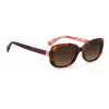 Óculos de sol de mulher KATE SPADE Dionna em forma de olho de gato - armação em acetato preta com lentes cinzentas degradê - 52/17/140 mm