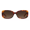 Óculos de sol de mulher KATE SPADE Dionna em forma de olho de gato - armação em acetato preta com lentes cinzentas degradê - 52/17/140 mm