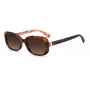 Óculos de sol de mulher KATE SPADE Dionna em forma de olho de gato - armação em acetato preta com lentes cinzentas degradê - 52/17/140 mm