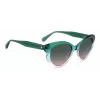 KATE SPADE Óculos de sol de gatinho para mulher Elina - armação preta, lentes cinzentas degradê 53mm