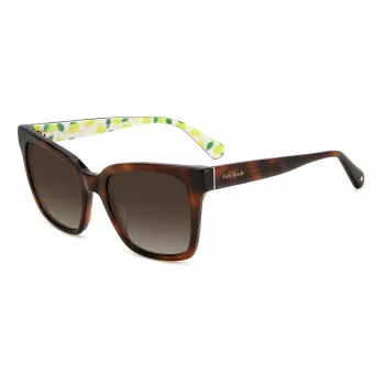 KATE SPADE Óculos de sol de mulher Harlow GS086F5 - armação quadrada em acetato 55/17/140 mm