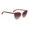 KATE SPADE Óculos de sol de mulher Izara em forma de olho de gato - armação em acetato preta com lentes cinzentas degradê - 57/17/140 mm