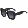 Óculos de sol de mulher KATE SPADE Josey - armação de acetato preta, lentes cinzentas degradê, 50 mm