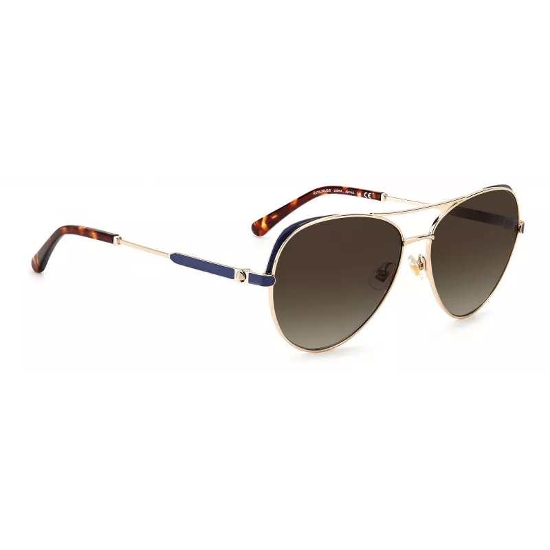 Óculos de sol borboleta KATE SPADE mulher KATALINAGSLKS Havana escuro cinzento degradê 59 mm