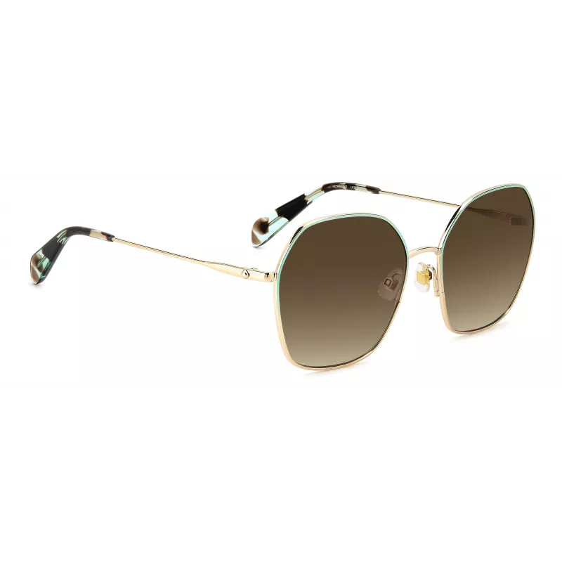 KATE SPADE Óculos de Sol Mulher KENNAGSLKSF7H - Armação Preta, Lentes Cinzentas Degradê 57/17/140 mm