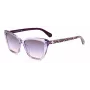 Óculos de sol KATE SPADE mulher Lucca quadrados Havana acetato lentes castanhas degradê 55 mm